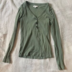 Free Assembly ribbed henley